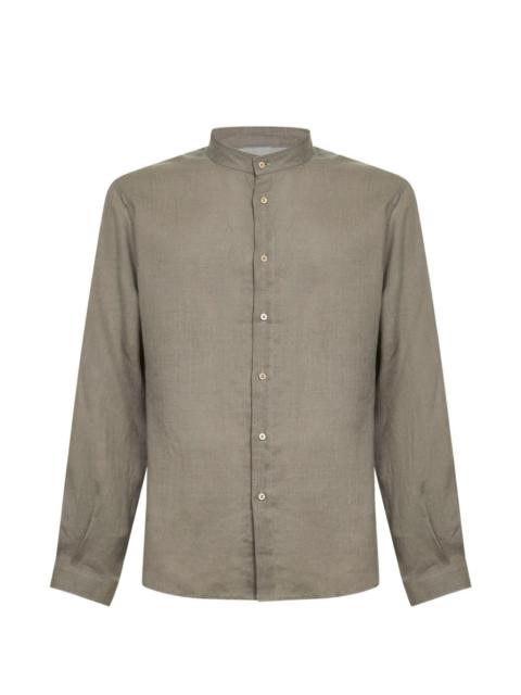 mandarin-collar shirt