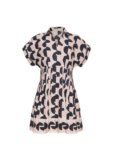 Nash Mini Dress
Mini Shirtdress with a Perfect Fit-and-Flare Silhouette