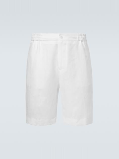 Linen Bermuda shorts