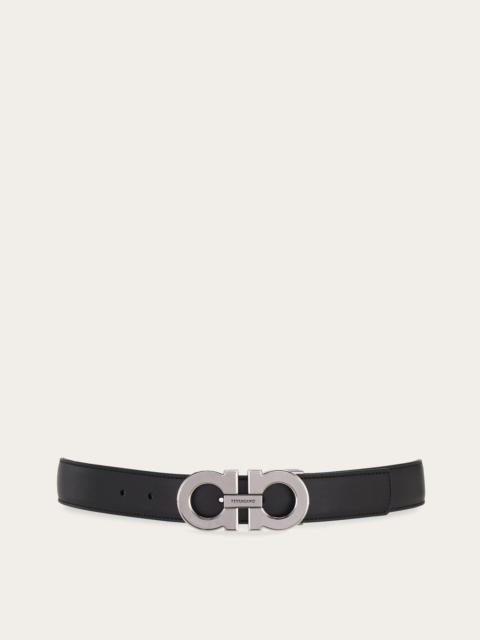 Reversible and adjustable Gancini belt