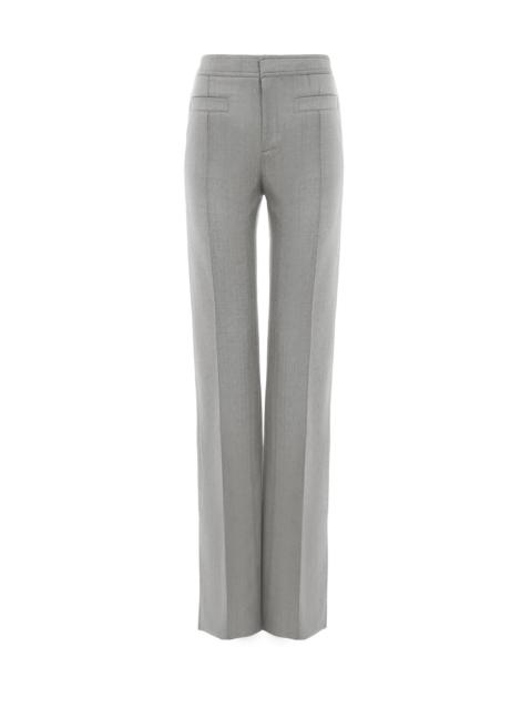 TAILORED PANTS IN CHINÉ WOOL