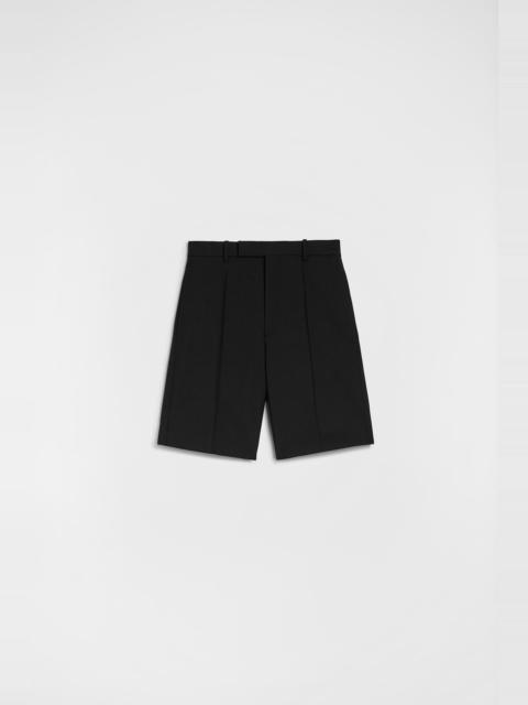 Wool Canvas Shorts