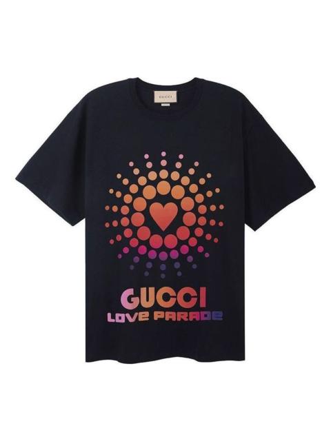 Gucci Love Parade Cotton T-Shirt 'Black' 548334-XJEMZ-1082