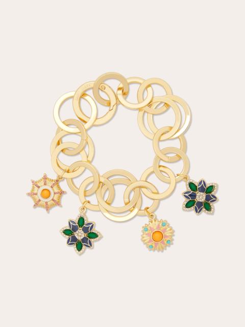 Camila Flower Charm Bracelet