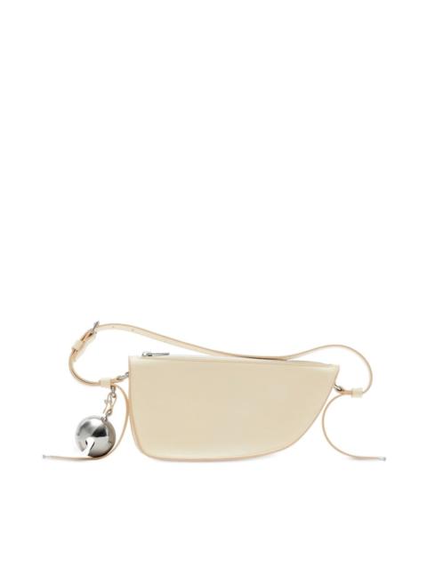 Shield mini leather shoulder bag