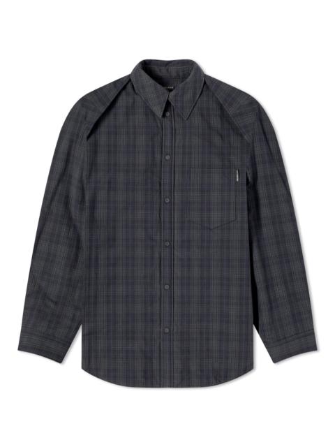 Balenciaga Detachable Flannel Shirt