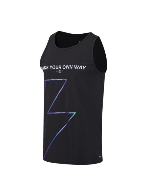 Li-Ning Way Of Wade Graphic Basketball Tank 'Black' AVST089-1