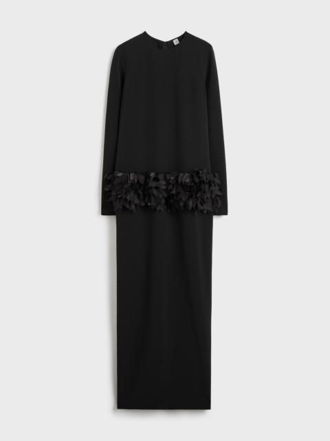 Petal dress black