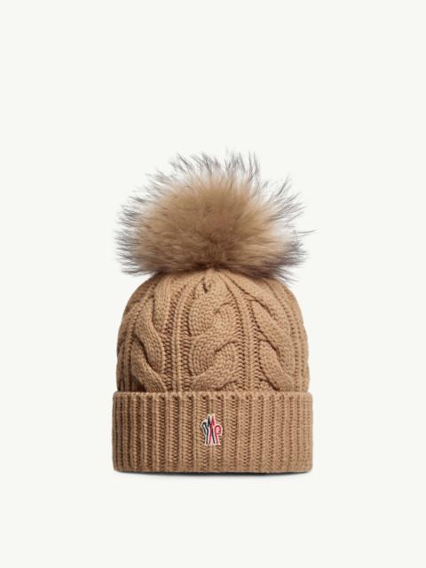 Wool & Cashmere Beanie with Pom Pom