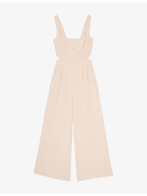 Dion Wide-Leg Woven Jumpsuit