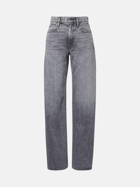 Cassie high-rise wide-leg jeans