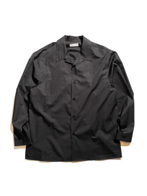 Open Collar Shirts Black