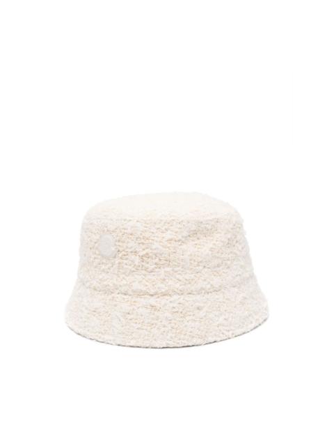 bouclé bucket hat