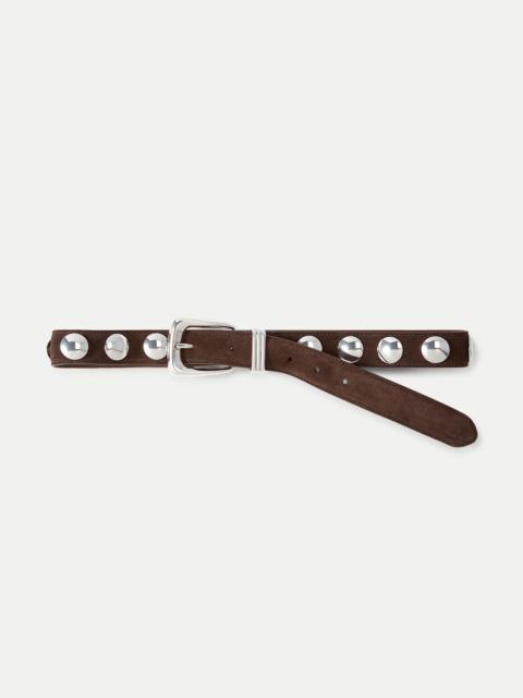 ARCH SUEDE STUDDED BELT