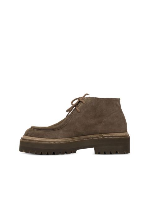 Blossom 002 lace-up suede boots