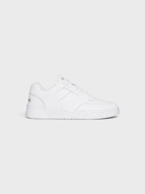 CELINE TRAINER CR-07 LOW LACE-UP SNEAKER in CALFSKIN