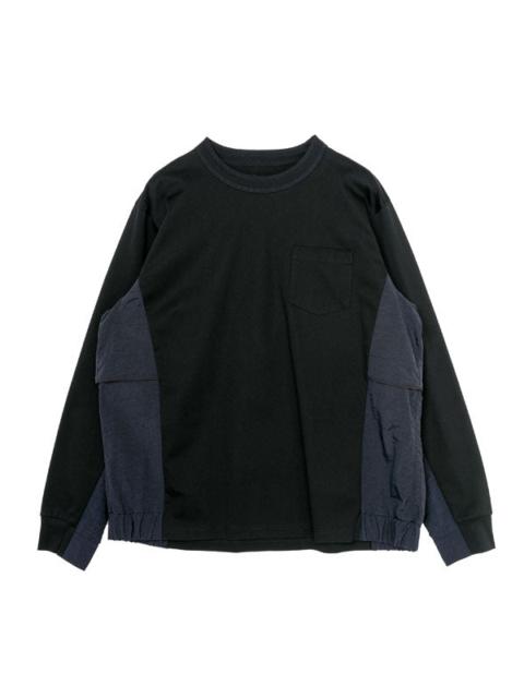 トップス Taslan Nylon x Cotton Jersey L/S T-Shirt DSC02595-Photoroom.jpg?v=