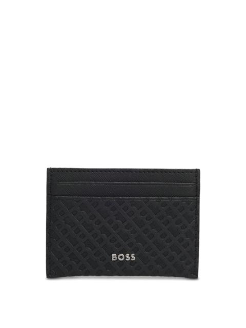 CARD HOLDER WITH MONOGRAM STRUCTURE