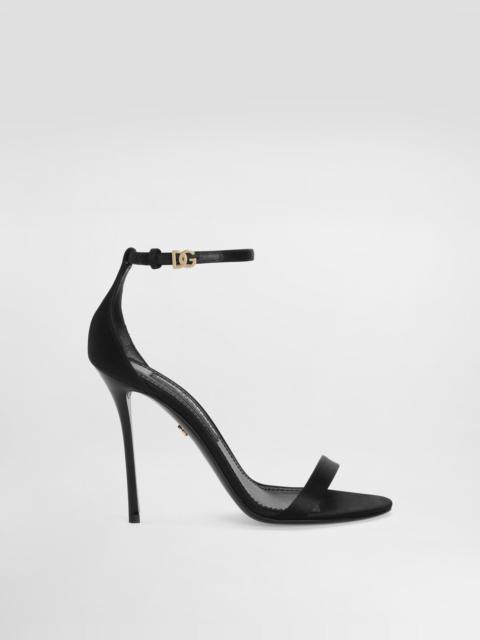 Keira satin sandal