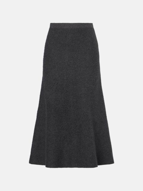 Lian cotton midi skirt