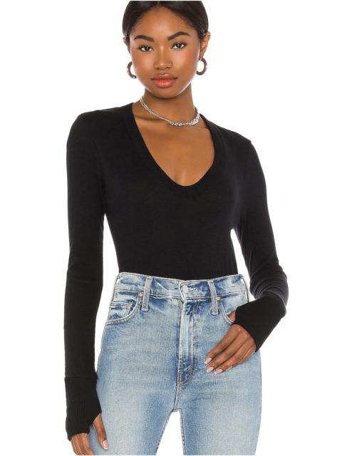 Cashmere Fitted V Neck Sweater