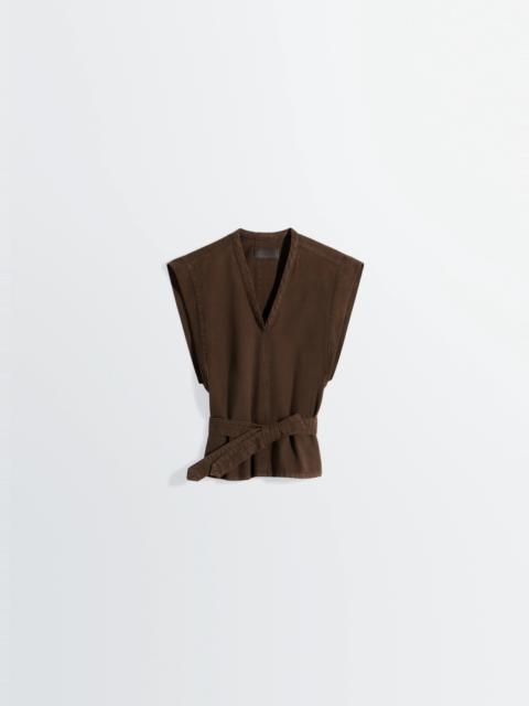 CHASUBLE IN DYED BROKEN TWILL