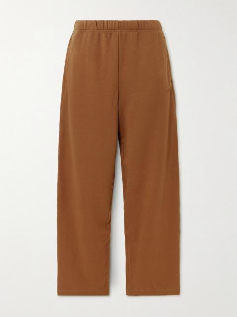 Classic Cotton-blend Jersey Straight-leg Pants