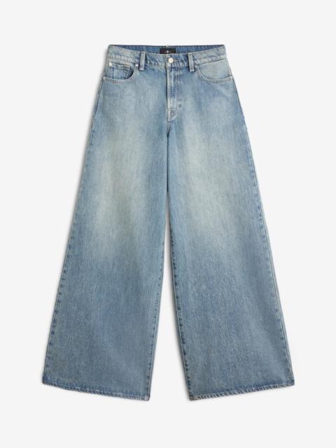 Marie Wide Leg in Coated Midland