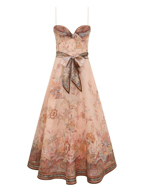 ALCHEMY STRUCTURED MIDI DRESS