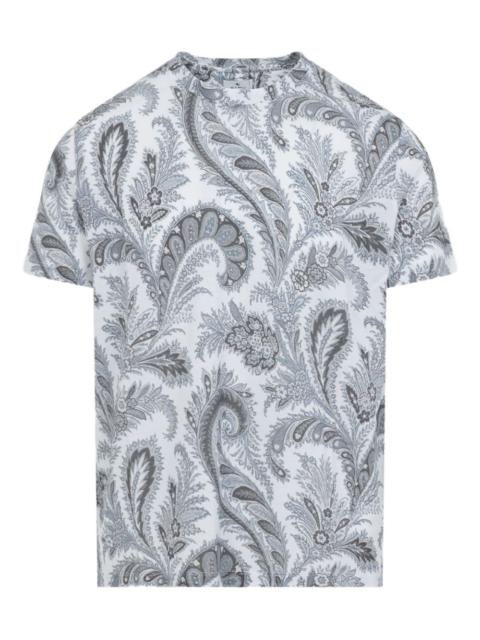 paisley-print T-shirt