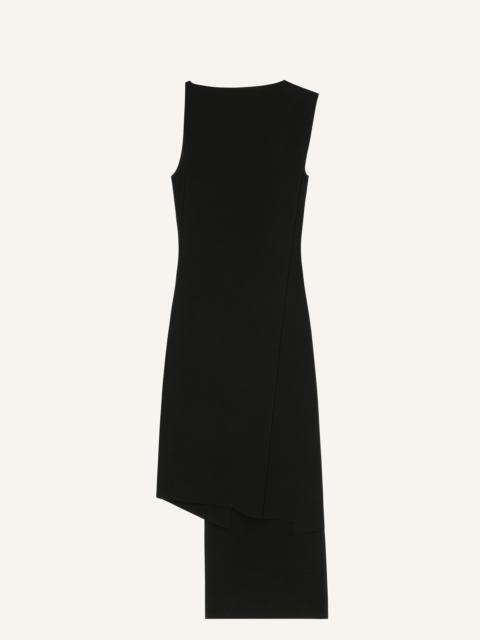 OBLIQUE INTERLOCK LONG DRESS