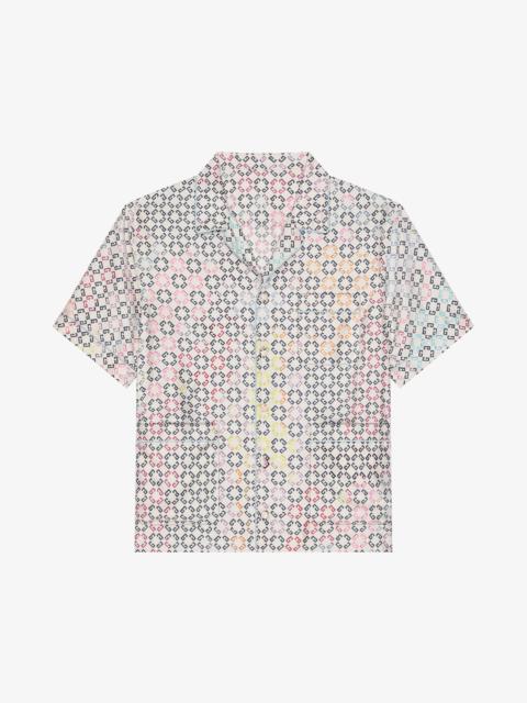 MULTICOLOR PYJAMAS SHIRT IN MONOGRAM 72 SILK