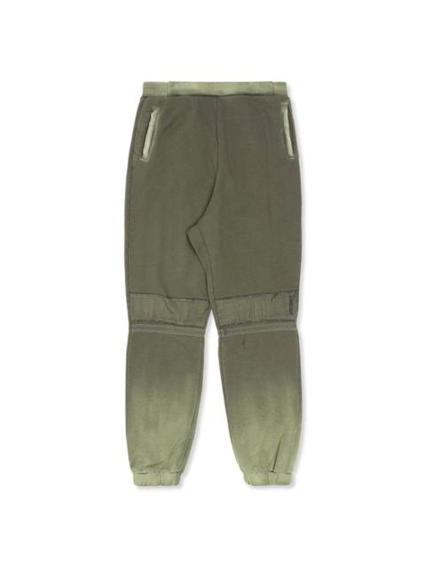 AMBUSH BLEACH PATCHWORK PANTS - OLIVE