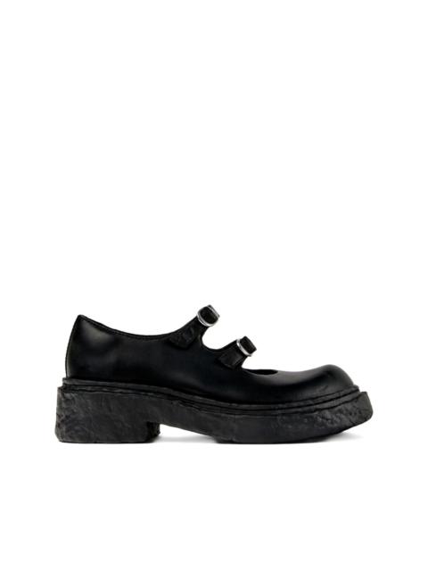 Vamonos buckle-strap platform loafers