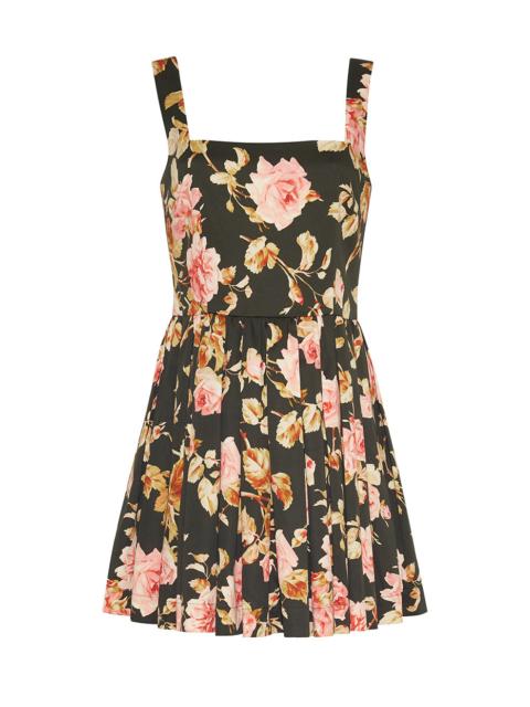 Basil Dress
A Fit-and-Flare Mini in a Lush Print of Blooming Roses
