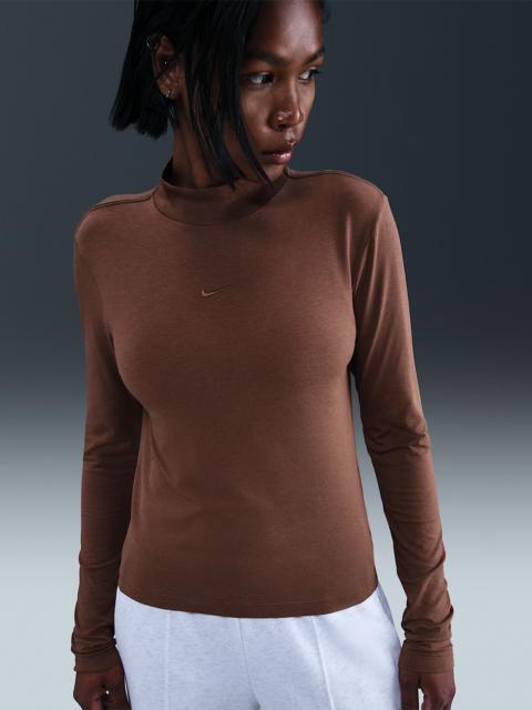 Nike Sportswear Chill Knit Women's Slim Long-Sleeve Mock-Neck T-Shirt