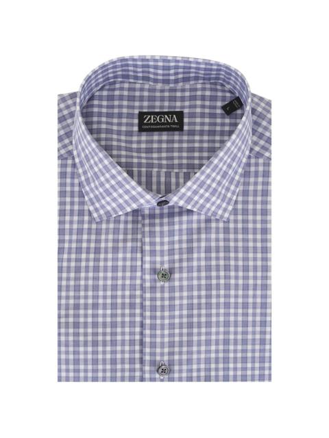 check-pattern shirt