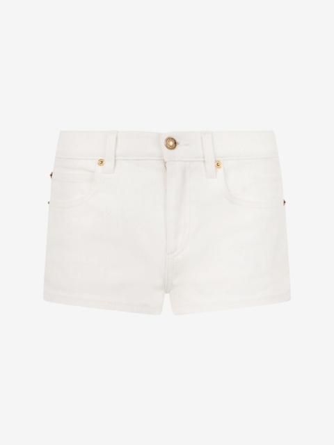 Stretch Cotton Denim Shorts
