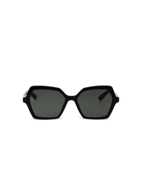 geometric-frame sunglasses