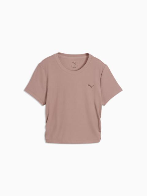 Cloudspun Ultra Soft Women's Ribbed Crop Training Tee