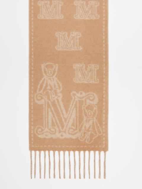 WSANIMA Jacquard cashmere scarf