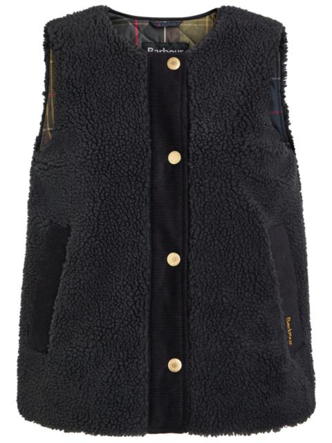 Barbour Dulsie Corduroy-trim Fleece Gilet