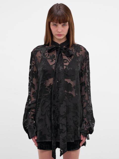 Dien Foulard Floral Silk Shirt
