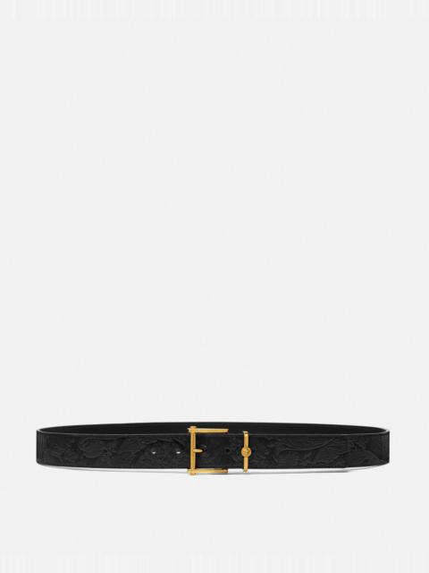 Barocco Leather Belt 1.2"
