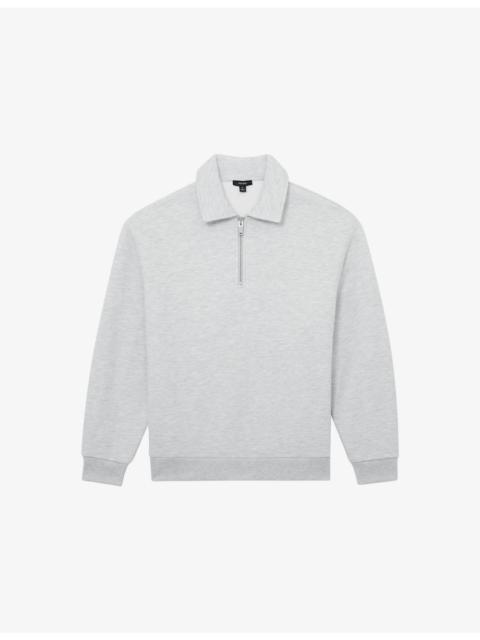 Kurwin Half-Zip Cotton-Blend Sweatshirt