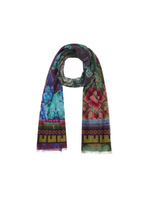 Hawnbci floral-print scarf