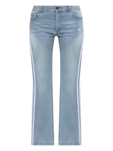 side-stripe jeans
