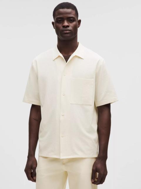 Airing Easy Camp-Collar Shirt *Textured