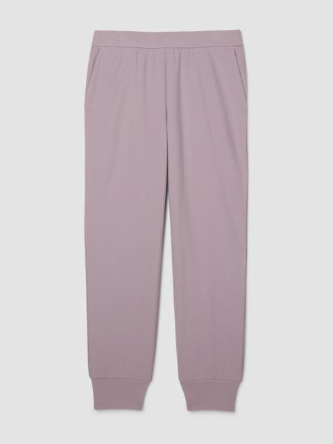 Waffle Cotton Blend Doubleknit Jogger Pant