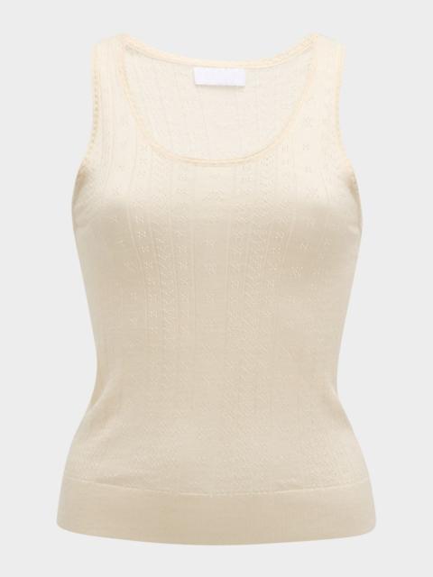 Gene Pointelle Tank Top